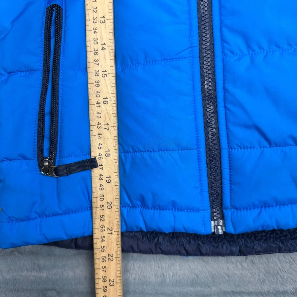The North Face Boys Reversible Mount Chimborazo Jacket Blue Navy Size M 10/12